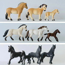Schleich Pferde Familien Fjordpferde 13753… Camargue 13710… Friesen 13667…