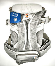 Ergobaby Omni Breeze Babytrage für Neugeborene bis Kleinkinder - Pearl Grau