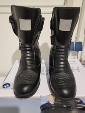 Motorradstiefel wasserdicht Größe 44 schwarz Leder