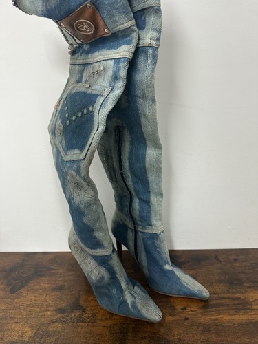 Dantes jeansstiefel damen - dantes,