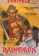 Rashomon Filmplakat 1950er –  100 % Original Kino-Plakat CAPITOLE Luxembourg