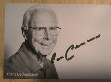 Franz Beckenbauer Autogramm