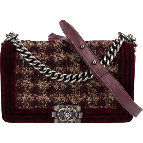 Chanel velvet boucle tweed - boucle,