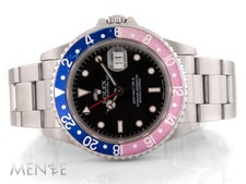 Rolex GMT Master II "Pepsi" 16710 Edelstahl W-Serie Service 2025 Vintage (14653)