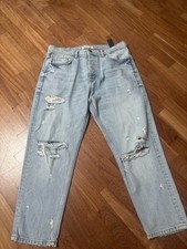 jeans denim gerissen