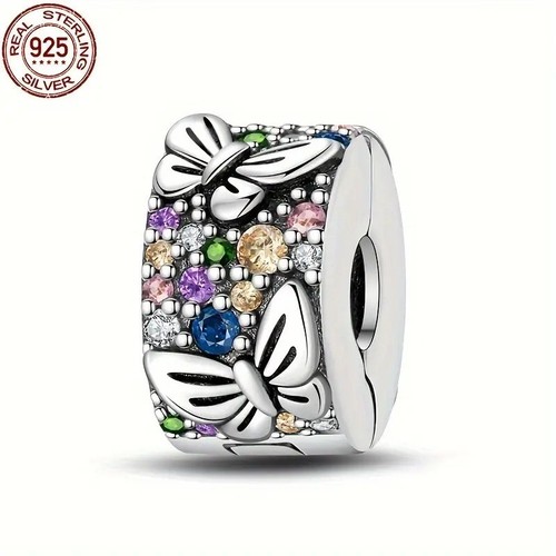 Funkelnder schmetterling clip - schmetterling,