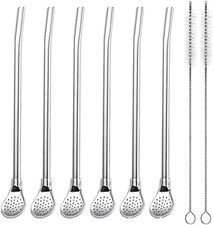 6 Stück Yerba Mate Bombilla