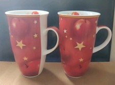 2 hohe Tassen "Winterapfel" von Ritzenhoff & Breker, Porzellan, top Zustand