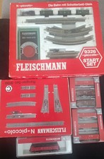 Fleischmann Start Set Bahn mit Schotterbett Gleis N Piccolo 9326 Starter Set