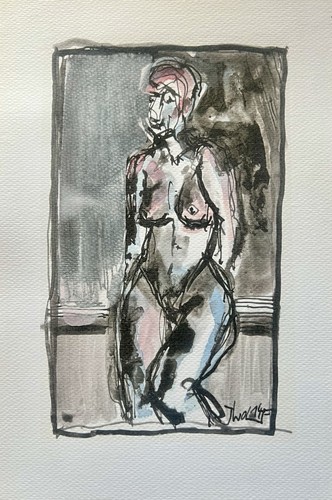 Original abstrakte akt nude - original,