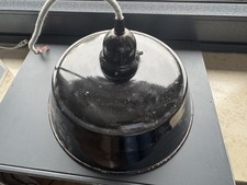 Alte Emaille Lampe