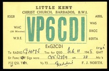 QSL Amateurfunkgerät Barbados