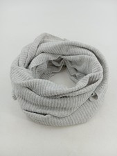 PIECES Schal Damen Grau Polyacryl Casual Basic Rippstrick Loop Schal 110x56 cm