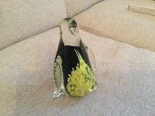 Glas Figur Pinguin  auch als Briefbeschwerer zu benutzen