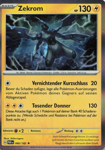 Pokémon zekrom paradoxrift - pokémon,