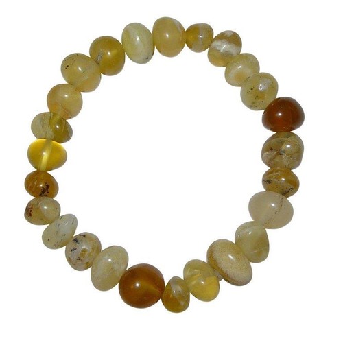 Dendritenopal gelb armband - gelb,