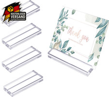Acryl Kartenhalter 4er Set