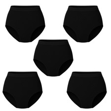 Damen Slip 5 Stück Mikrofaser