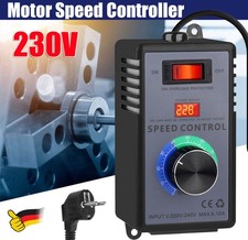 Motor Regler 230V Spannungsregler 4000W Drehzahlregler Dimmer Controller Bläser