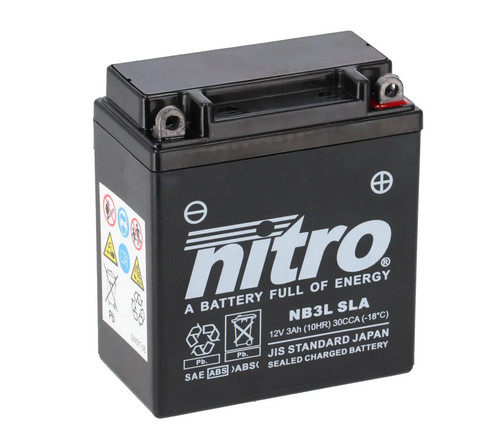 Motorrad batterie yb3l - batterie, gel