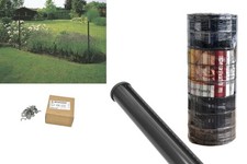 Gitterzaun Pantanet® Family anthrazit 1520 mm x 25 m Komplett-Set 2