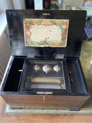 Spieldose walzenspielwerk mit - spieldose,