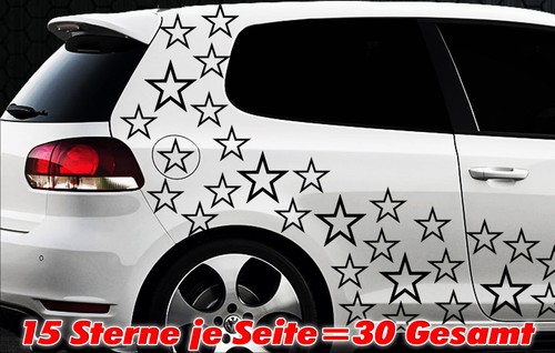 Sterne star auto aufkleber - sterne,
