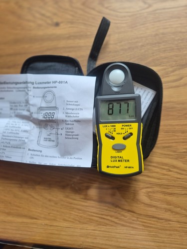 Digitales luxmeter holdpeak - digitales,