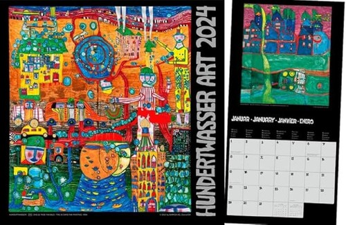 Hundertwasser kunstkalender - hundertwasser,