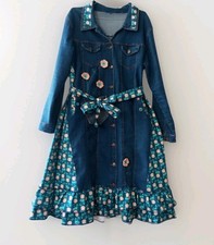 Boho A-Linie Jeans & Sweat