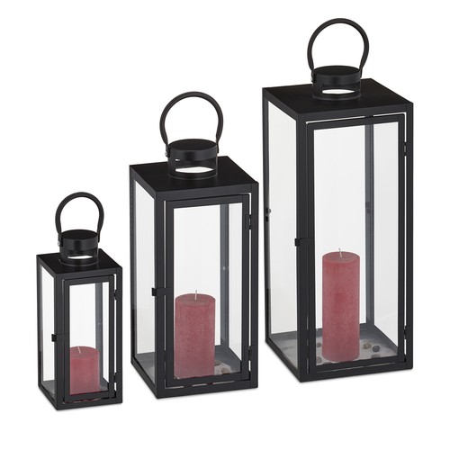 Laternen set deko windlichter - laternen,
