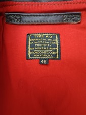 A2 Lederjacke BRONCO US 46 52 L Leather Flight Jacket WW2 aero Fliegerjacke Army