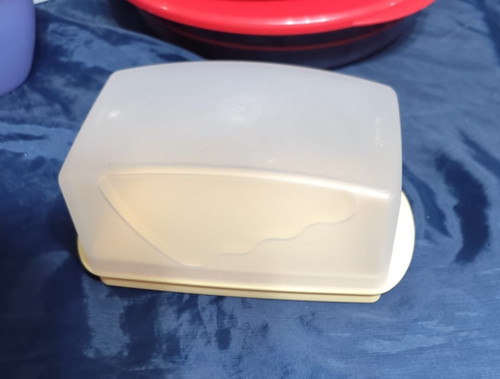 Tupperware butterdose gelb - butterdose,