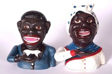 Gusseisen Spardose Eisen Figur