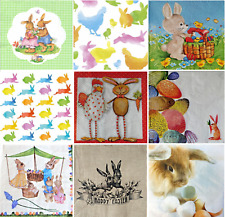 4 Servietten Hase Kaninchen Ostern ~ verschiedene Motive zur Auswahl 33 x33 cm