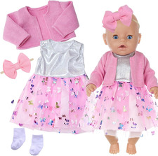 Rosa puppenkleider - rosa,