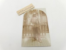 TOP CDV Studio Portrait ca 1900 Berlin Feuerwehrmann in Uniform