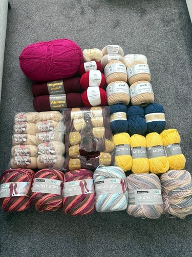 Diverse wollreste zum häkeln - diverse,