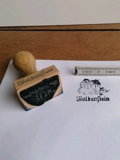 DDR Stempel Holzstempel Burg Wolkenstein Motivstempel Stadtverwaltung Gemeinde 