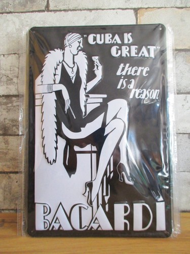 Bacardi cuba blechschild - bacardi,