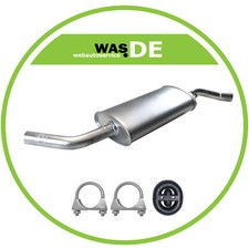 Auspuff Mittelschalldämpfer VW T4 Transporter 2.0 2.5 1.9 D 2.4 D + Anbaukit
