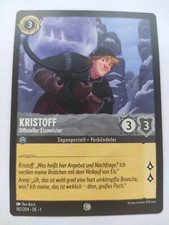 Disney Lorcana Karte Kristoff - Offizieller Eismeister 1TFC 182/204 DE Stahl