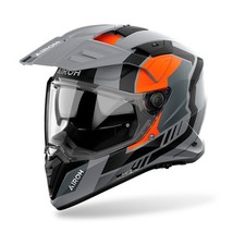 Helm Airoh Integral Dual Touring BANDIT Horn Orange Matt Ece 22.06