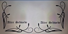 Dekor aufkleber alter - alter, schwede