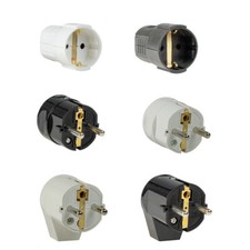 Schutzkontakt Winkelstecker Zentralstecker Kupplung Schuko 230V IP20