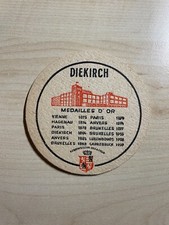 alter Bierdeckel Diekirch Luxemburg, Ø 90mm