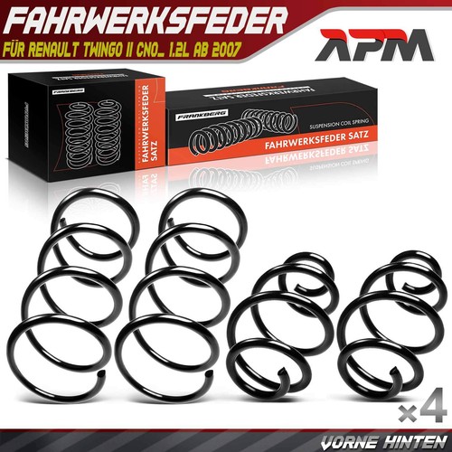 Fahrwerksfeder vorne hinten - 4x,