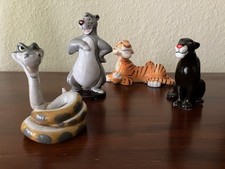 Schöne Disney Dschungelbuch Figuren Baghira, Balu, Shir Kan, Kaa aus Keramik