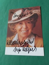 Inge Meysel  ,   Fernsehen , Kino ,  Autogrammkarte  