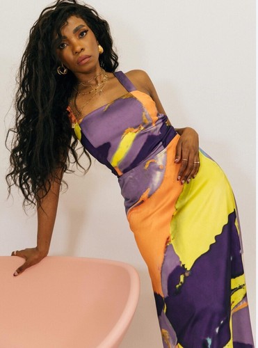 The drop maxikleid multi - drop,